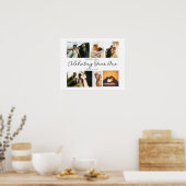 Poster notre première année Ensemble Mariage Anniversaire (Cuisine)