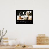 Poster notre première année Ensemble Mariage Anniversaire (Cuisine)