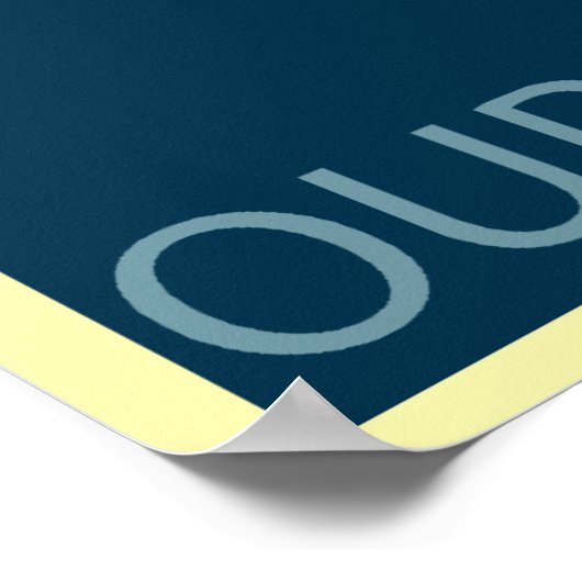 Poster Notre président (Coin)