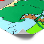 Poster Notre quartier animé (Coin)