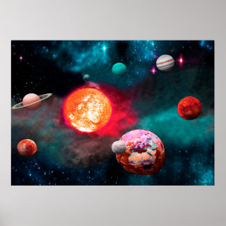 POSTER NOTRE TERRE ET SES VOISINS