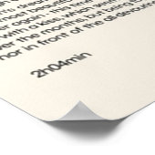 Poster Notting Hill Roger Michell Minimaliste Vidéo Vinta (Coin)