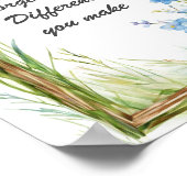 Poster N'oubliez jamais la différence que vous faites flo (Coin)