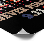 Poster N'oubliez jamais le patriote du 21e anniversaire d (Coin)