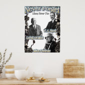 Poster N'oubliez jamais les Autrichiens Hayek, Friedman,  (Cuisine)