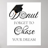 Poster N'oubliez pas de poursuivre votre rêve Graduation (Devant)