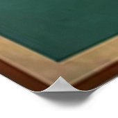 Poster N'Oubliez Pas D'Effacer L'Affiche De Chat Drôle (Coin)