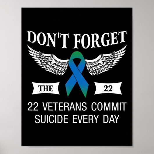 Poster N'Oubliez Pas Les 22 Anciens Combattants Sensibili (Devant)