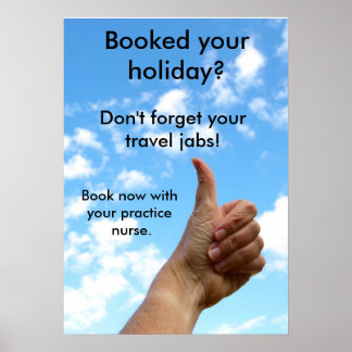 Poster : N'oubliez pas vos bocaux de voyage
