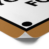 POSTER N'OUBLIEZ PAS : VOUS ÊTES ICI POUR TOUJOURS (Coin)