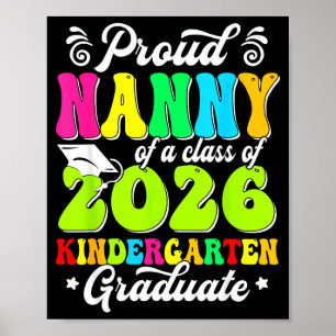 Poster Nounou fière d'un diplômé de la promotion 2026 sen