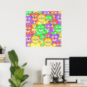 POSTER NOUNOURS COLORÉS (Bureau à domicile)