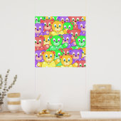 POSTER NOUNOURS COLORÉS (Cuisine)