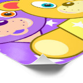 POSTER NOUNOURS COLORÉS (Coin)