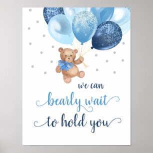 Poster Nounours en Peluche que nous pouvons à peine atten