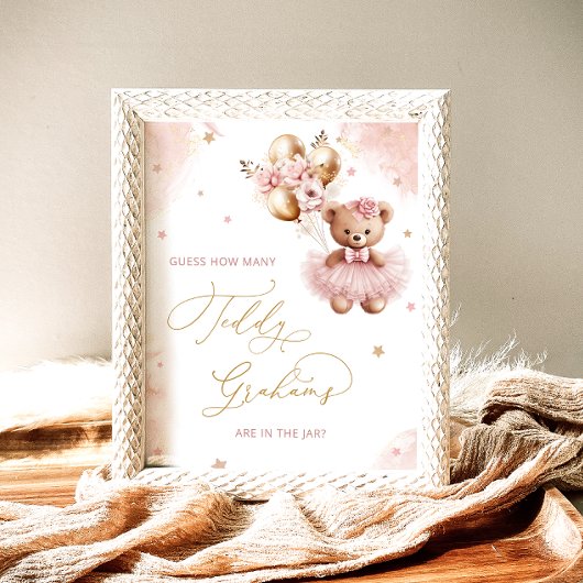 Poster Nounours Nounours Devine Combien de Grahams