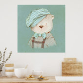 Poster Nounours Ours en peluche Mignon Adorable Doux (Cuisine)