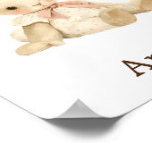 Poster Nourrisson Décor Jouet animal bébé lapin lapin lap (Coin)