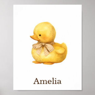 Poster Nourrisson Décor Jouet Animal Canard Genre Neutre