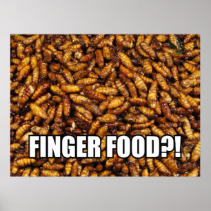 POSTER NOURRITURE À MANGER AVEC LES DOIGTS?! MEME