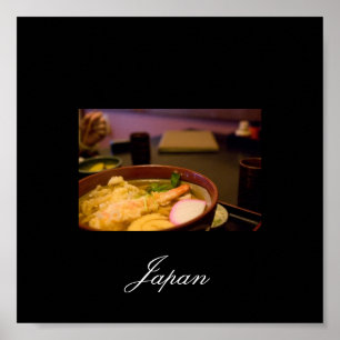 Poster Nourriture au Japon, images du Japon