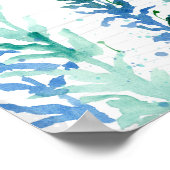 Poster Nourriture Bébé Baleine Starfish Plage moderne géo (Coin)