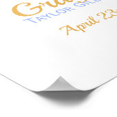 Poster Nourriture Blue Rainbow Date de naissance (Coin)