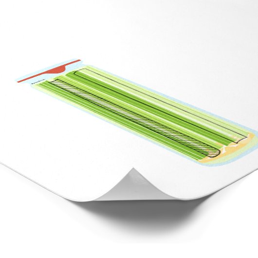 Poster Nourriture de canne - Céleri rôti (Coin)