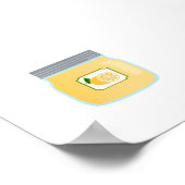 Poster Nourriture de canne - Curd de citron (Coin)