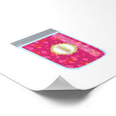 Poster Nourriture de canne - Jam Rhubarb (Coin)