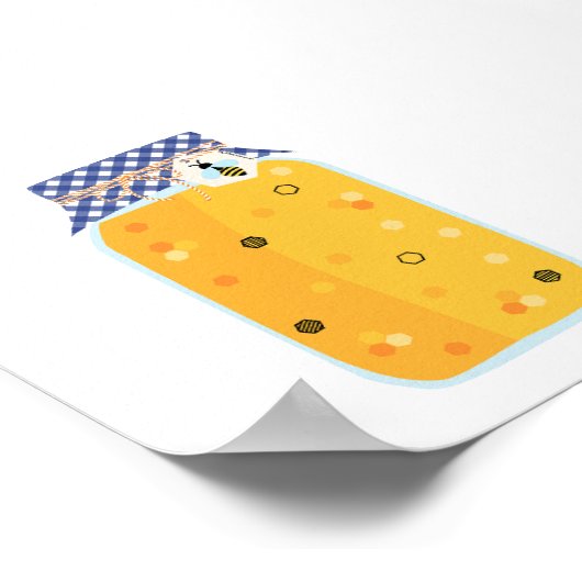 Poster Nourriture de canne - Miel (Coin)