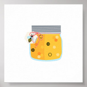 Poster Nourriture de canne - Miel plus petit