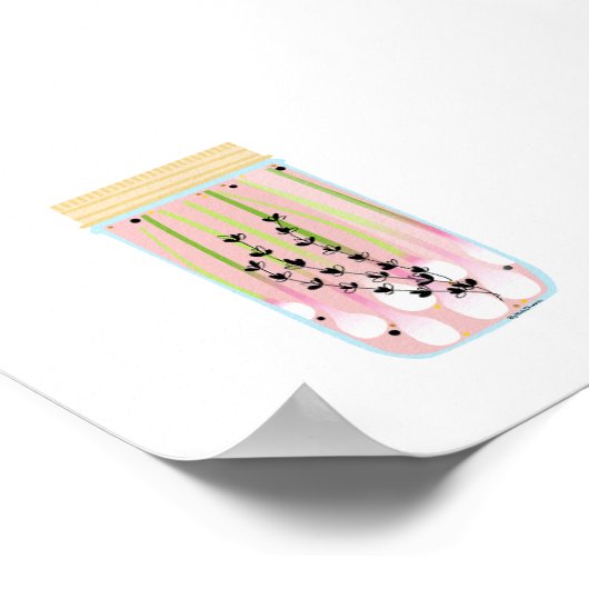 Poster Nourriture de canne - Oignons de printemps cuits (Coin)