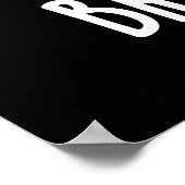 Poster Nourriture du cerveau amusant Anatomie jeu de mots (Coin)