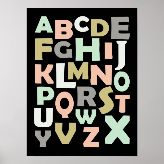 Poster Nourriture éducative ABC Children (Devant)