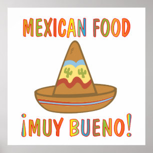 POSTER NOURRITURE MEXICAINE