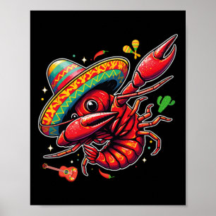 Poster Nourriture mexicaine de la fête de Cinco De Mayo D
