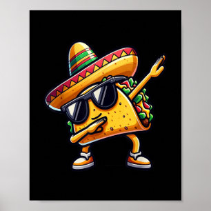 Poster Nourriture mexicaine Taco