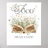 Poster Nourriture Nouveau chapitre thème Fleur sauvage (Devant)