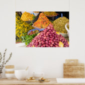 Poster Nourriture Pickée Sur Le Marché (Cuisine)