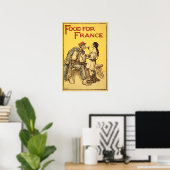 Poster NOURRITURE POUR LA FRANCE ! Propagande de la Premi (Bureau à domicile)