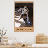 Poster Nourriture pour la pensée (Cuisine)