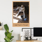 Poster Nourriture pour la pensée (Bureau à domicile)