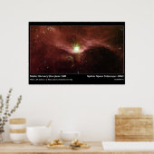 Poster Nourriture Stellaire Sharpless 140 - Télescope Spi (Cuisine)