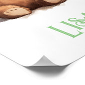 Poster Nourriture Twin Girls, Nounours Vintages, (Coin)