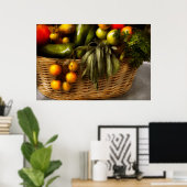 Poster Nourriture - Veggie - Conseils sur les dimensions (Bureau à domicile)