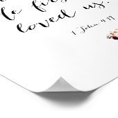 Poster Nous aimons parce qu'il nous a aimés Verse (Coin)