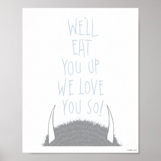 Poster Nous allons vous manger Vous nous aimez tellement (Devant)