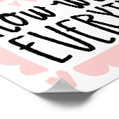 Poster Nous Avons D'Abord Eu Un Autre Décor De Nourriture (Coin)