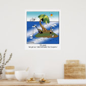 Poster Nous avons obtenu nos 1040 bons d'impôt estimés. (Cuisine)